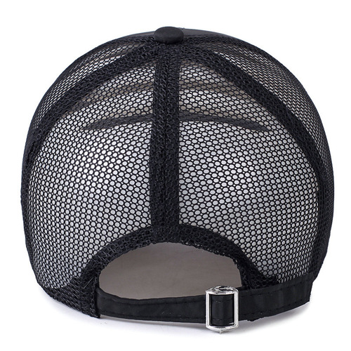 Hat men's Korean style trendy mesh baseball cap outdoor fishing cap peaked cap women's breathable sun protection sunshade mesh hat