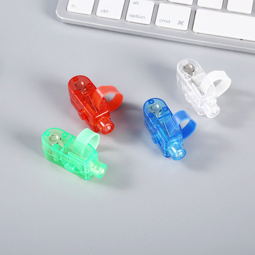 LED fluorescent finger light, luminous ring light, toy bar, nightclub concert cheering flash flower hand light