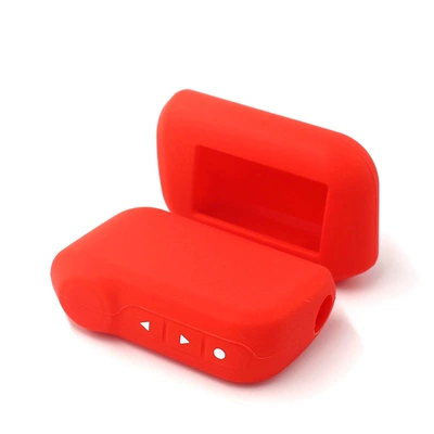 Static Rod/Key Bag silicone Russian alarm/anti-theft device - red