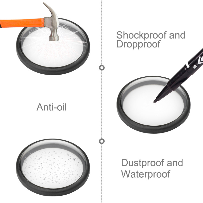 PULUZ Fat Cow adecuado para GoPro Max lente de metal desnudo espejo protector marco la cámara deportes Accesorios