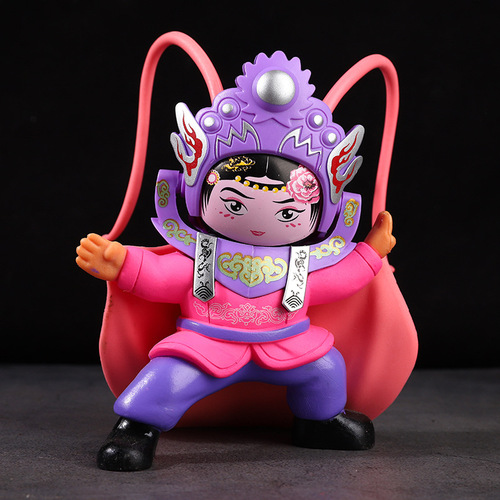 Sichuan Opera Changing Face Doll, Opera Mask Figure Ornament, Chinese Style, Chengdu, Gift for Foreigners