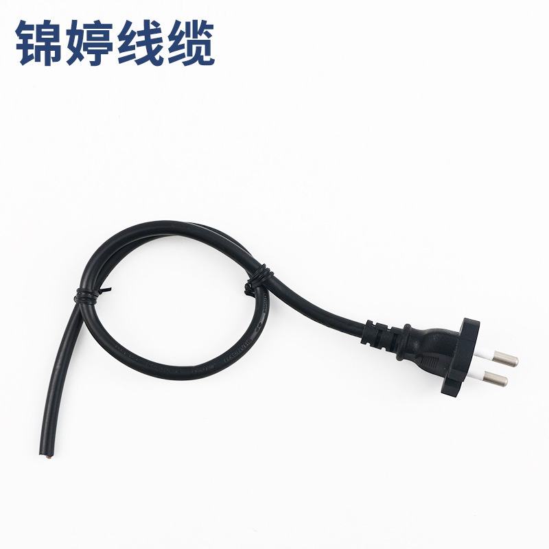 厂家直销 韩国电源线 韩规插头线 韩标三插品字尾电脑主机连接线