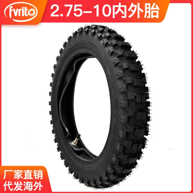 Мини-внедорожный мотоцикл 10 дюймов 2,75-10 14x2,75 внутренняя и внешняя шина с прямым ртом SSR 70-125CC