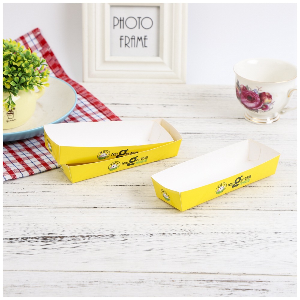 敞口炸鸡盒子一次性外卖包装纸盒鸡腿鸡翅鸡米花打包盒批发定制