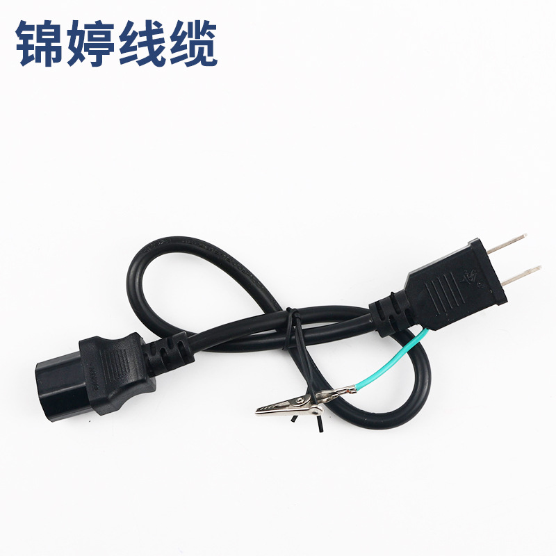 厂家供应 国标电源线三芯国标电源线橡胶线插头 宁波锦婷