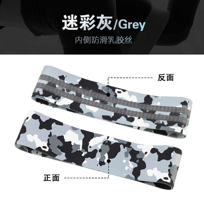 Banda de yoga banda de resistencia en cuclillas banda elástica de yoga patrón de círculo de abuso de cadera banda de resistencia de elevación de cadera banda de estiramiento