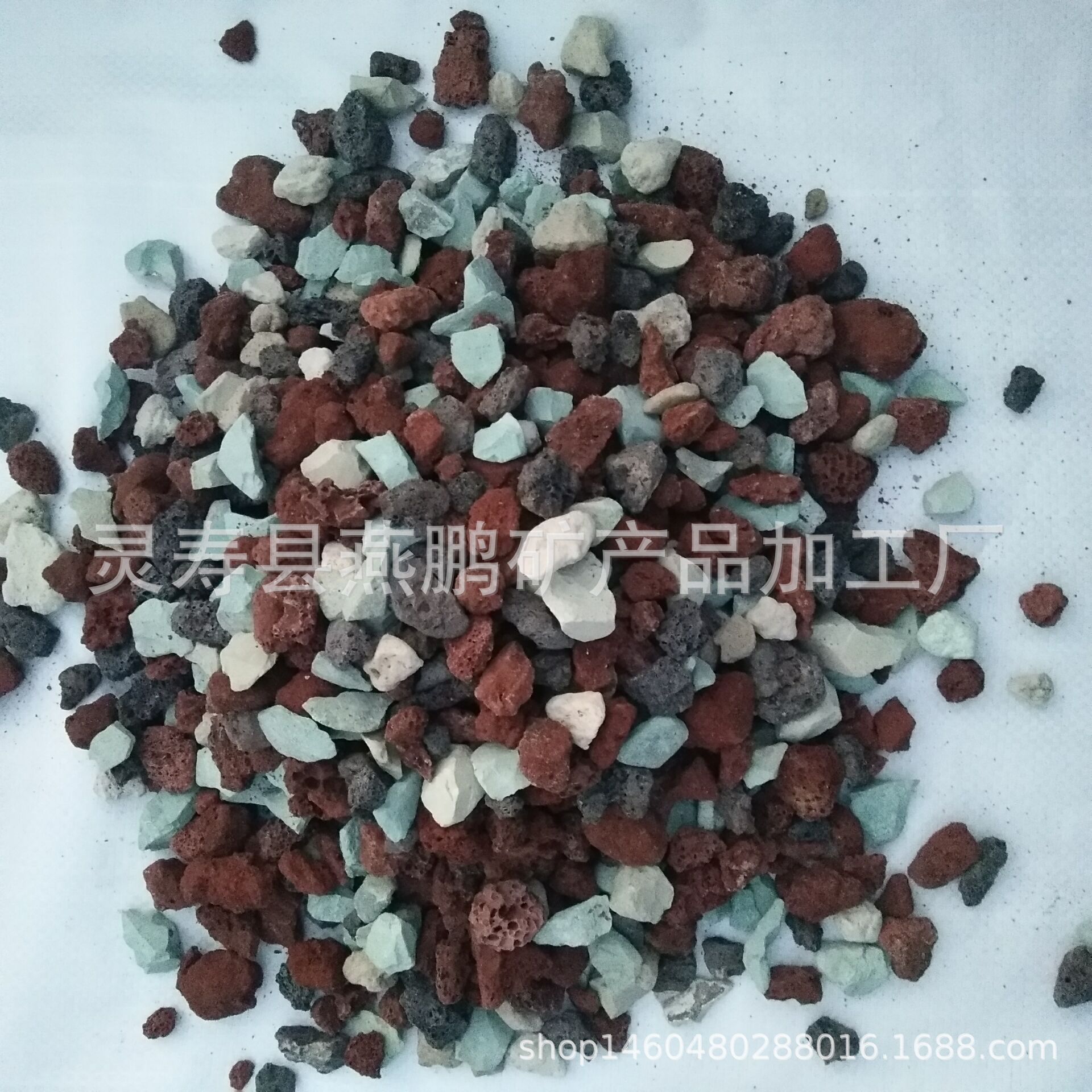 供应兰花种植用大颗粒虹彩石多肉铺面装饰彩虹石颗粒土