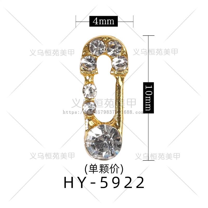 Transfronteriza nueva aleación de uñas de metal accesorios de la joyería ZIRCON varita de diamante transparente herramienta de uñas accesorios de diamante al por mayor