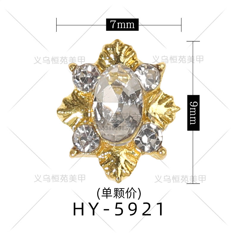 Transfronteriza nueva aleación de uñas de metal accesorios de la joyería ZIRCON varita de diamante transparente herramienta de uñas accesorios de diamante al por mayor