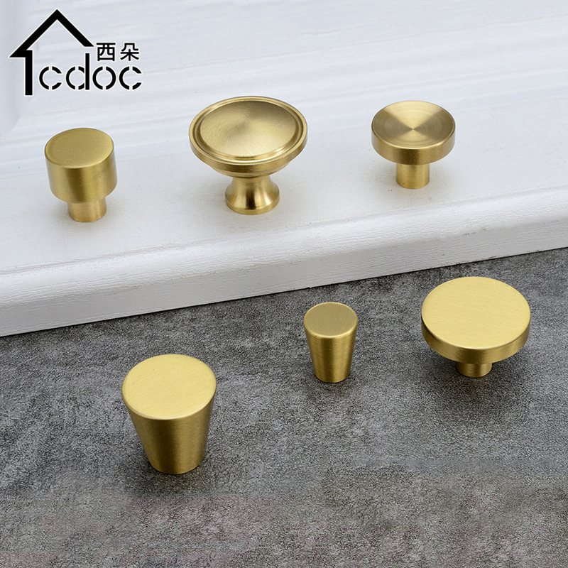 Bronze pull hand shoe cabinet drawer cabinet hardware pure copper…