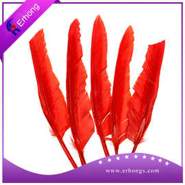 鹅毛硬大刀25-35cm印第安羽丝绒羽毛幼儿园手工装饰DIY材料工艺品