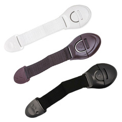 Infant protective equipment, multi-color baby safety lock, children's drawer cloth belt lock, multi-function extension lock, webbing lock