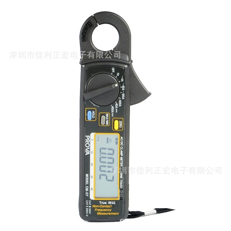 泰仕CM-07数显式钳形电流表 手持式钳形表 钳形多用表