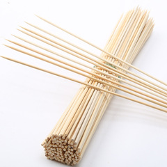 Bao Zhou Bamboo Skewers 3.5mm*25/30/35/40cm BBQ Bamboo Skewers Cotton Skewers for Hot Pot Lamb Skewers Squid Skewers
