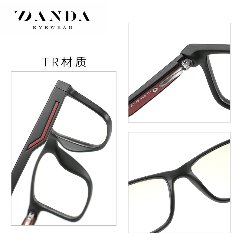 Gafas de protección anti-luz azul de montura completa, estilo TR, sin graduación, modelo 2388, para estudiantes, venta al por mayor, directamente de fábrica.