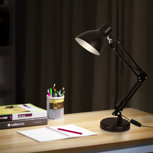 Enjoy American-Style Led Long-Arm Student Dormitory Desk Bedroom Study U Sb Socket Foldableing Dimming Table Lamp