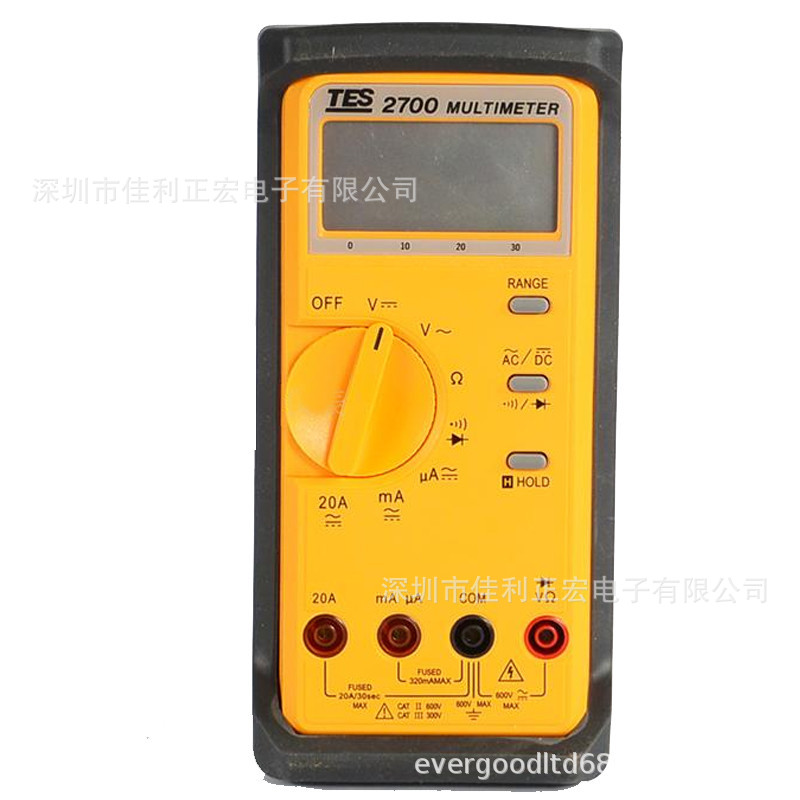 泰仕TES-2700数字式三用电表