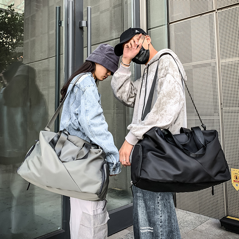 One-Shoulder Luggage Bag for Men, Short-Distance Portable Travel Bag for Women, Large Capacity Dry and Wet Separation Outdoor Leisure Sports Fitness Bag