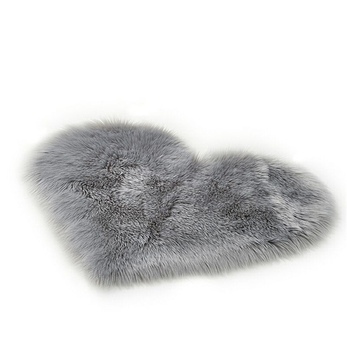  New Imitation Wool Heart Shaped Carpet Floor Mat Living Room Heart Shaped Carpet Floor Mat Manufacturer Sales One Piece Dropshipping