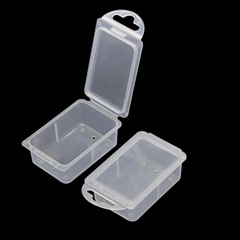 ABS transparent material bait box with lid plastic box decoration electronic component packaging box fishing gear fish hook storage box