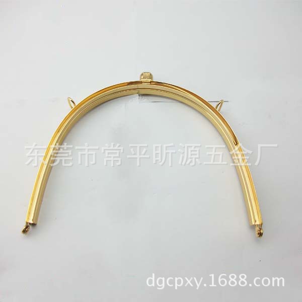 厂家直销 金色口金较 ，手袋较， 钱包夹 ，箱包手袋五金配件