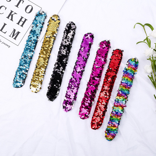Cross-border e-commerce Amazon mermaid-themed children's toy, sequin pop ring—perfect as a daily giveaway or Christmas gift!