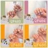 Cartoon matte nail stickers, waterproof detachable fake nails for nails, hand painting, gradient, Japanese and Korean