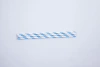 Blue striped paper straws*10