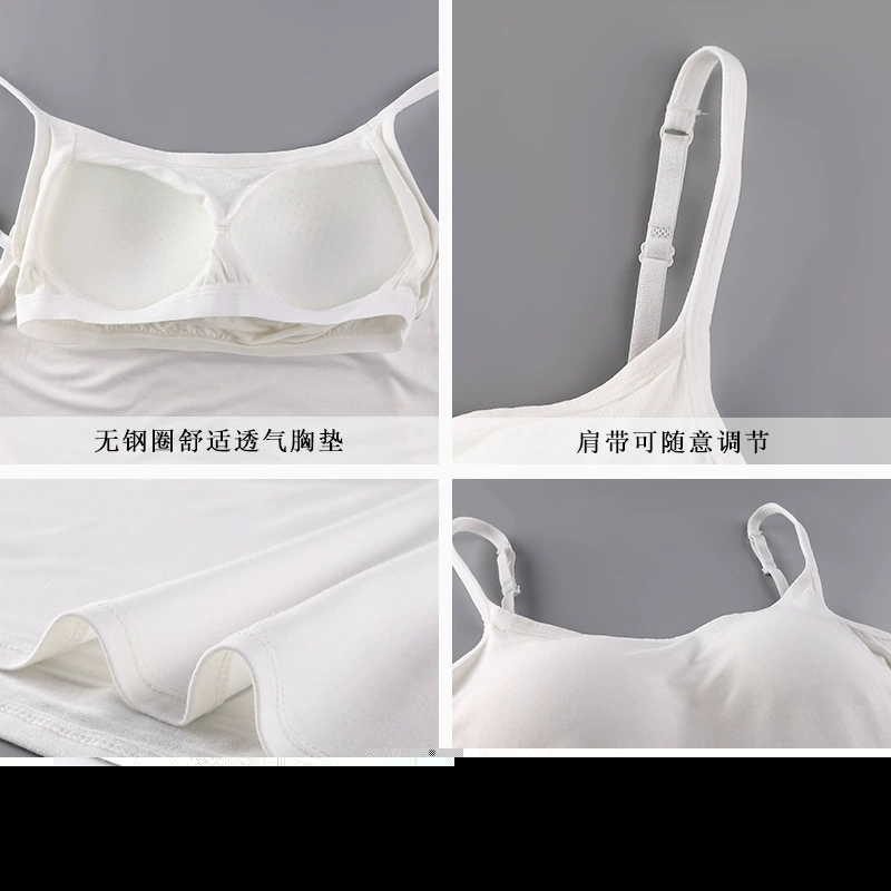Top with cups, body-friendly underwear, wireless bra