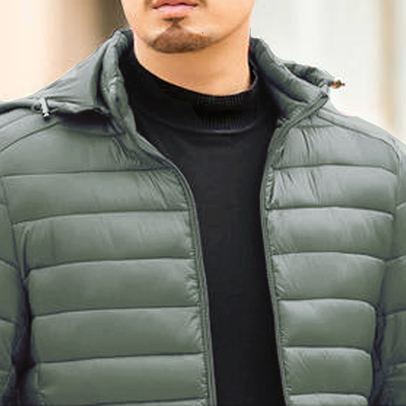 Chaqueta acolchada de algodón ligero de los hombres chaqueta acolchada de invierno de algodón más el tamaño de los hombres gordos ropa de los hombres Chaqueta de algodón corto acolchado abrigo Suelto