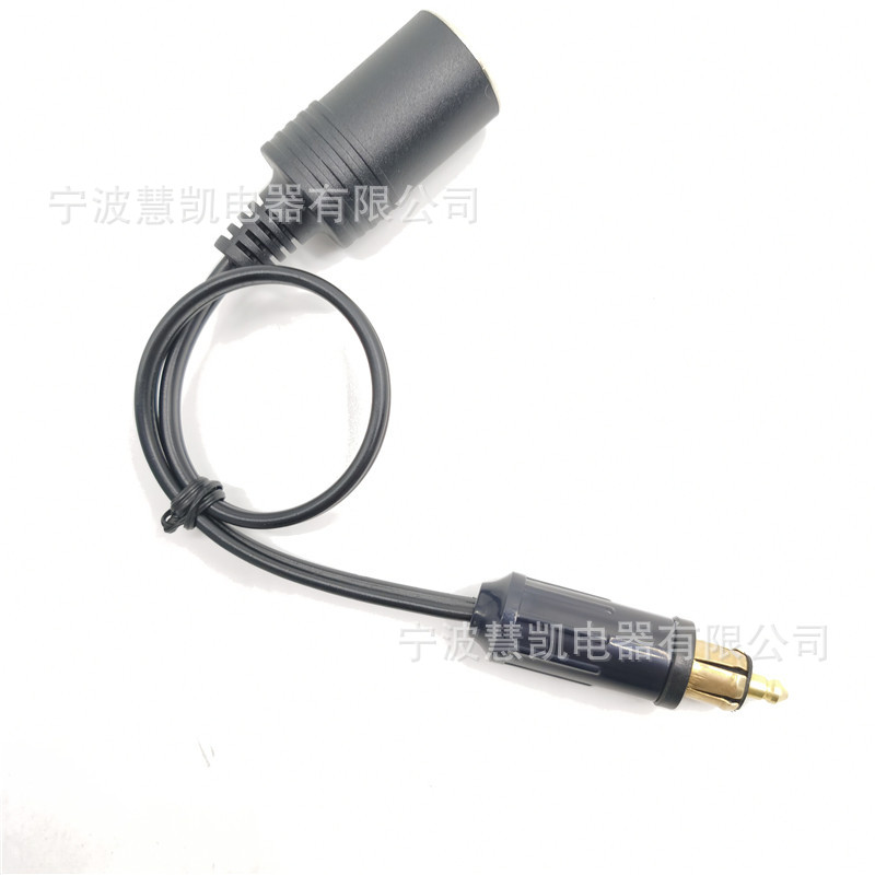 厂家供应摩托车车充点烟器欧规龙头把手旋转支架电压车充线