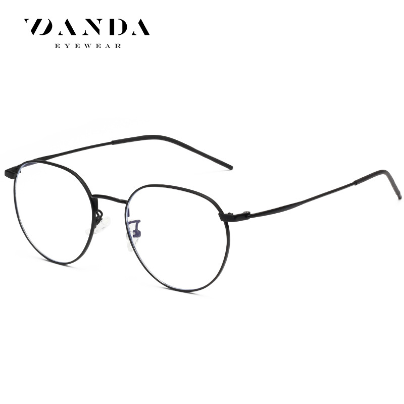 Nueva anti-azul gafas de luz artística retro marco gafas 6006 gafas de ordenador de metal gafas de fábrica al por mayor