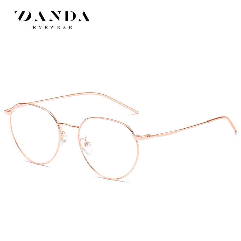 Nueva anti-azul gafas de luz artística retro marco gafas 6006 gafas de ordenador de metal gafas de fábrica al por mayor