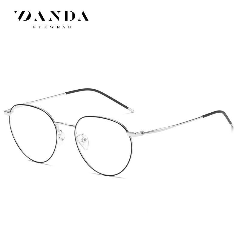 Nueva anti-azul gafas de luz artística retro marco gafas 6006 gafas de ordenador de metal gafas de fábrica al por mayor