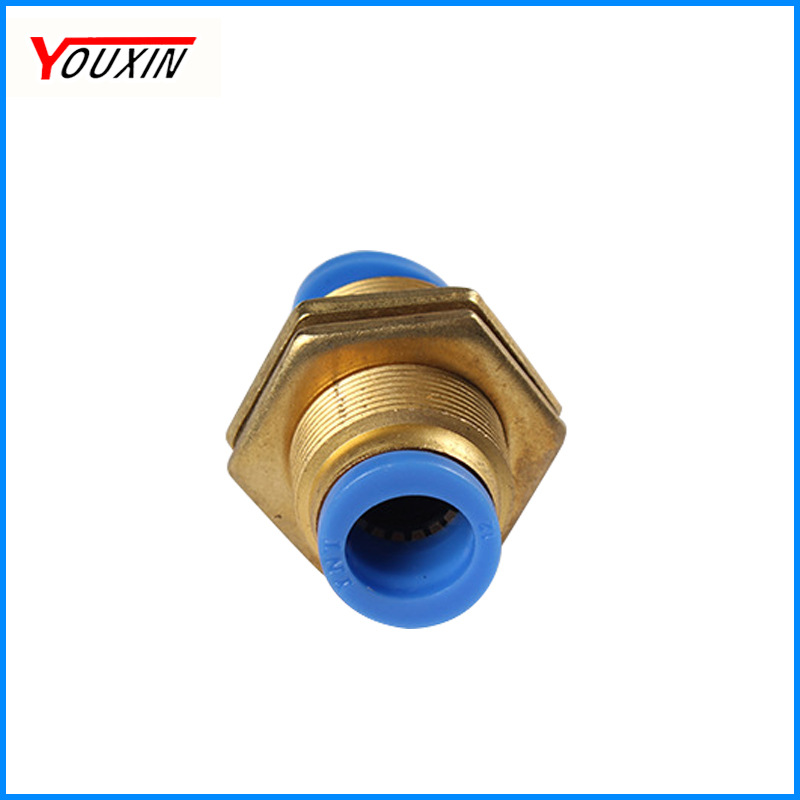 隔板直通穿板快插直通接头量大优惠夹板插管接头现货供应