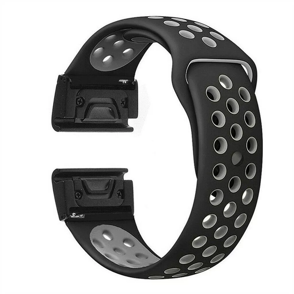 Проводной ремень Garmin Jiaming Fenix5X/5, силиконовый двойной цвет MK1 дышащий быстрый демонтаж лент, 935