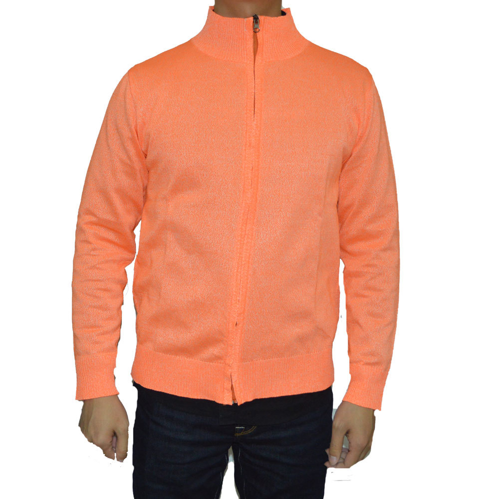 厂家新品 5级防割耐磨拉链荧光橘色防割服 针织夹克安全防护服