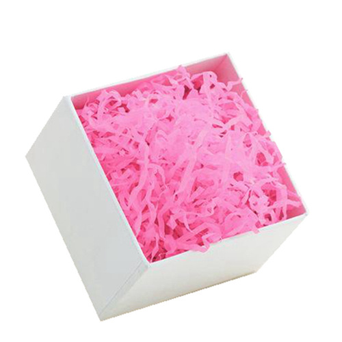 Manufacturer supplies raffia packaging wedding candy box gift box filler shredded paper silk pleated paper raffia 1kg