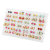 Fashionable sophisticated hypoallergenic earrings from pearl, 36 pair, city style