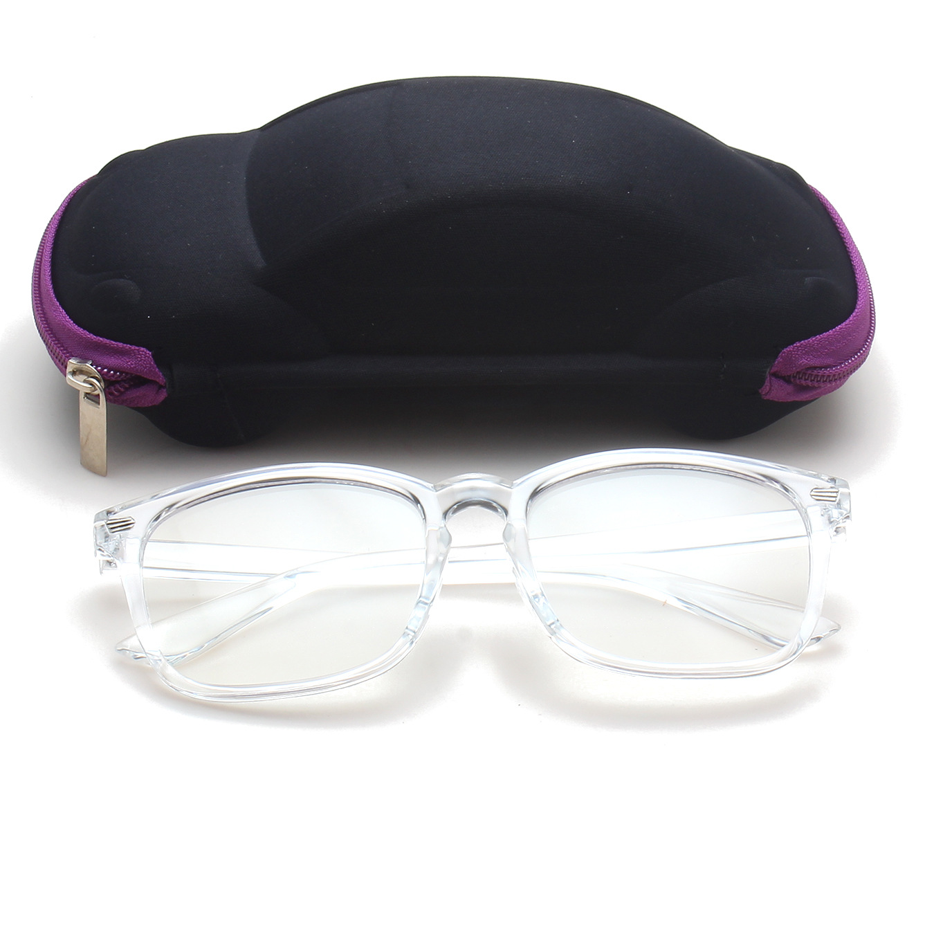 Las nuevas gafas planas de montura grande de estilo europeo y americano de Raine, gafas anti-luz azul, gafas cuadradas pequeñas con forma de ala, montura roja ligera. image 14