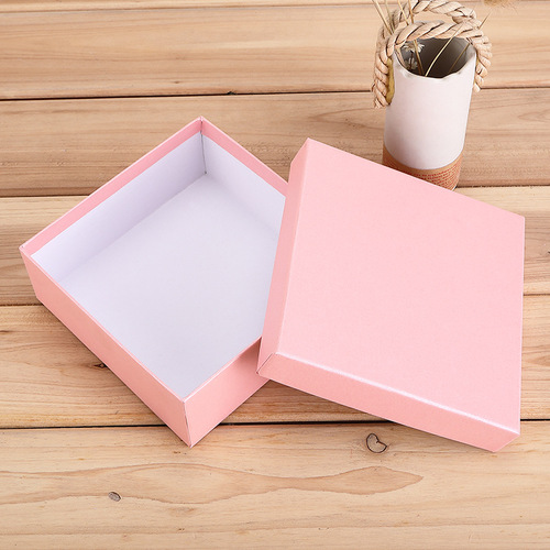 Manufacturer wholesale heaven and earth cover belt box leather paper waist belt packaging box jewelry products wallet square gift box 