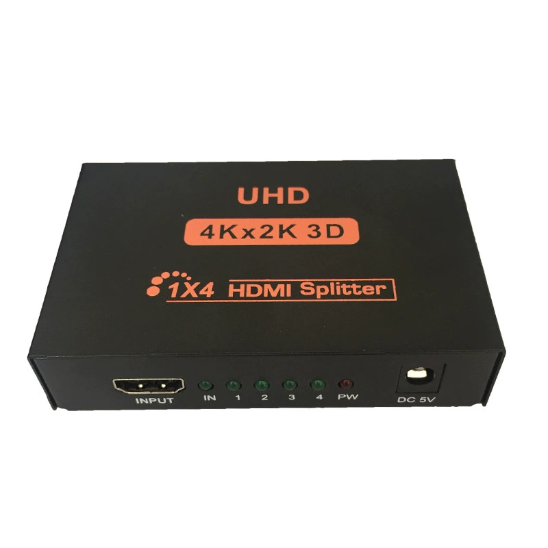 Устройство распределения HDMI 1.4 высокое разрешение видео распределитель 4K конвертер 1 к 4 вывод - приставка на телевизор Display