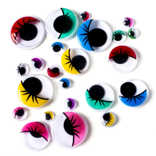�S�ҹ���5��ɫ�F؛��ë����۾�diy�ֹ��������鿨ͨ���ϲ�ü�۾�