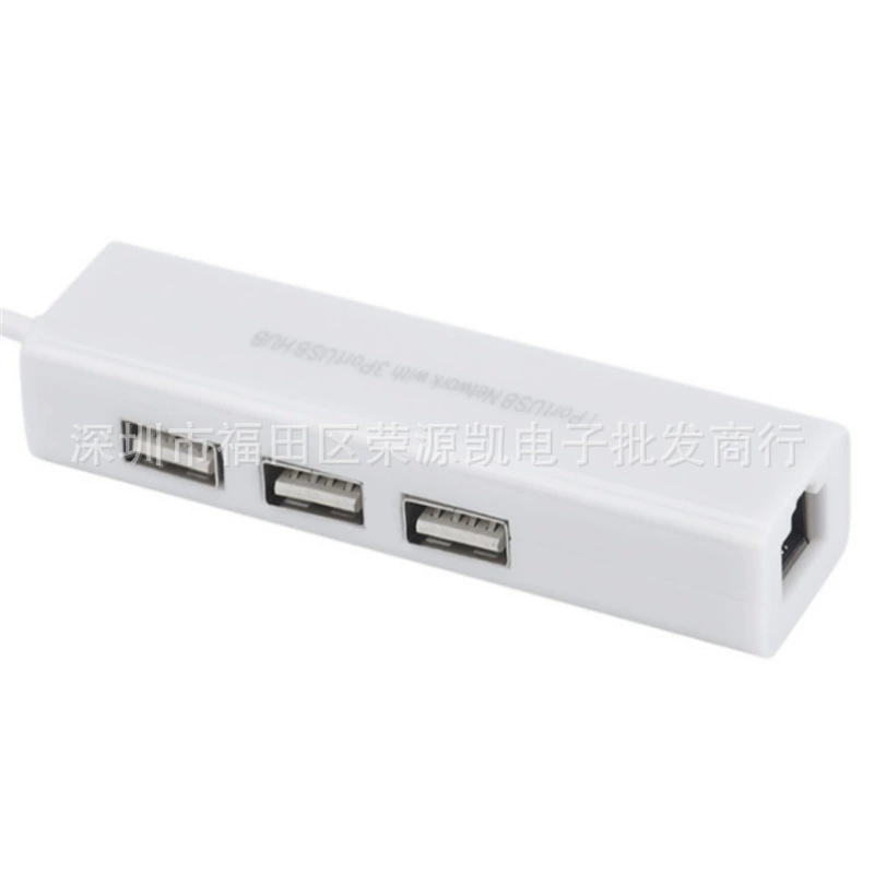 Адаптер Micro USB к LAN RJ45 с 3 портами Mc usb to3usb+LAN