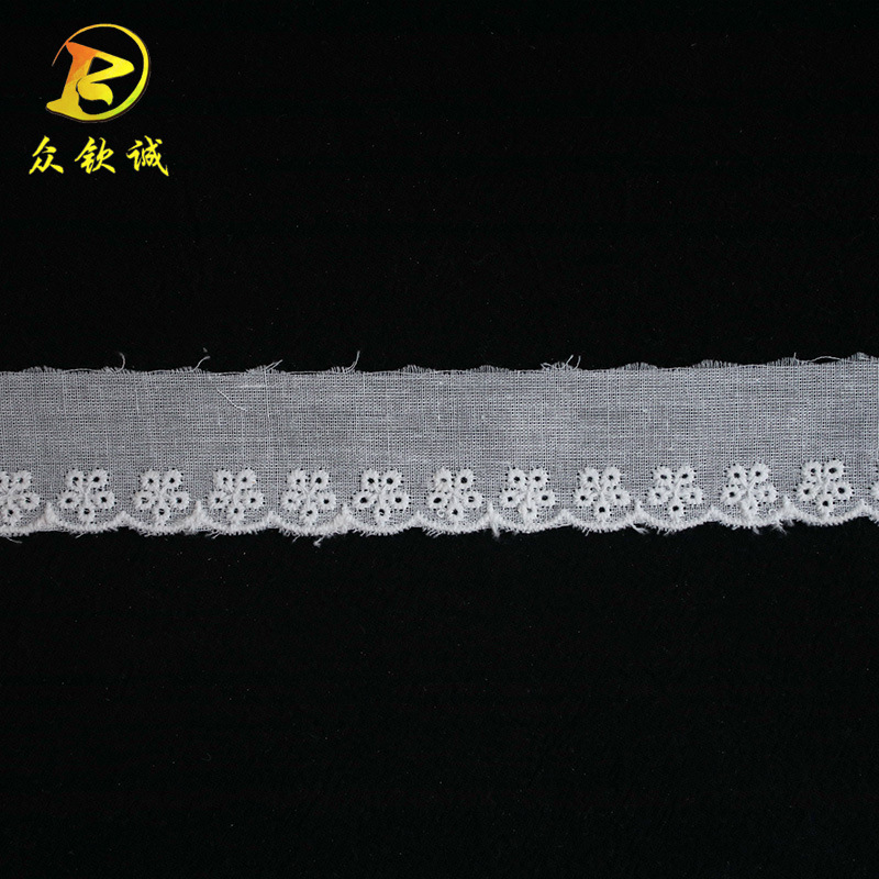 3cm源头工厂棉布边蕾丝镂空花边服装diy家居沙发辅料批发