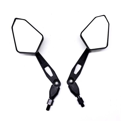 Motorcycle rearview mirror modification personality universal electric car reflector nylon rod Wuyang Fuxi Qianjiang rearview mirror (Car mirror)