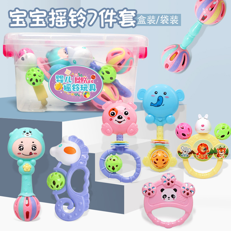 Sonajeros infantiles, caja almacenamiento