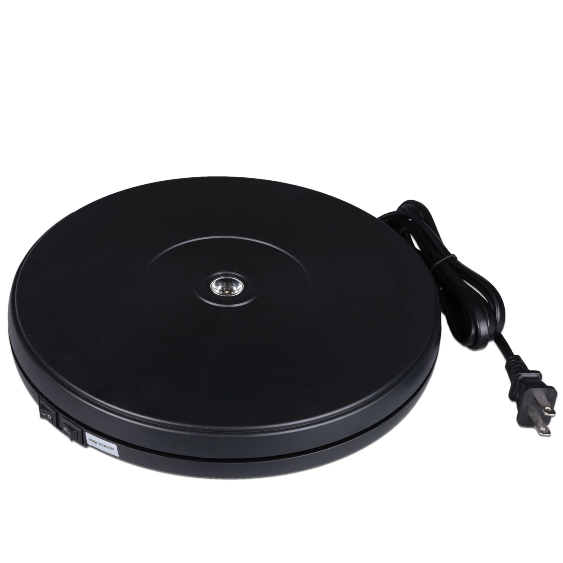 Soporte de exhibición giratorio automático eléctrico giratorio de comercio electrónico desatendido producto de Ventana en vivo video de disparo panorámico