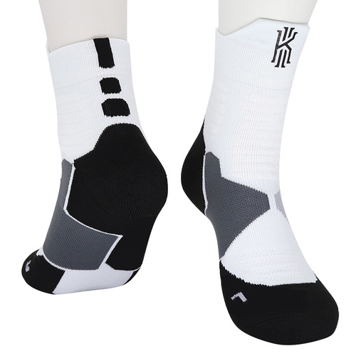 Towel-soled star high-top mid-tube basketball socks, children's elite socks, game training sports socks, factory direct supply