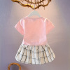 Children's set, summer clothing, children's clothing, Korean style, with short sleeve